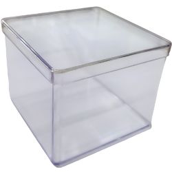 Caixinha Transparente 10 x 10 x 10 cm